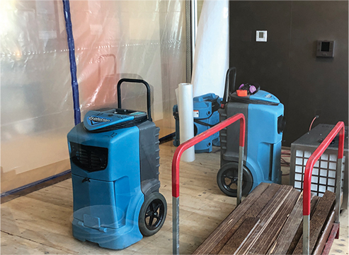 water damage dehumidifiers