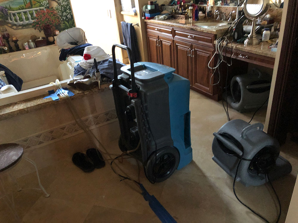 water damage restoration company
